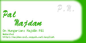 pal majdan business card
