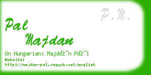 pal majdan business card